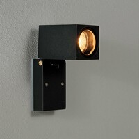 Justerbar utomhusvägglampa Sven - svart