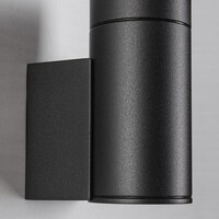 Modern utomhusvägglampa Iris - svart