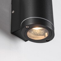 Modern utomhusvägglampa Sophie - svart