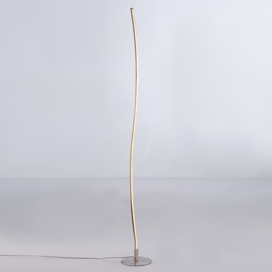 Golvlampa Raphael med integrerad LED och fotdimmer