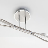 Designad taklampa Doris med integrerade lysdioder, 3-stegs dimbar