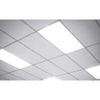 Set med 4 LED-paneler, 30x120cm, UGR<19, 30W, 4000K - 125lm/W