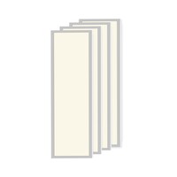 Set med 4 LED-paneler, 30x120cm, 30W, 3000K - 114lm/W