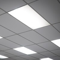 Set med 4 x LED-paneler 120x30 cm, 36W, 4000K, 100lm/W