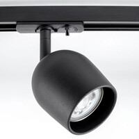 Set med 1-fas skensystem på 1,5 meter och Day-spotlights, svart