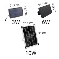 Solcellsdriven ljusslinga 10 meter med 10 lampor och hängande lampfattning, 3W solpanel
