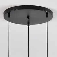 Designad pendellampa Verona med tre lampor - klart glas