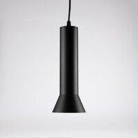 1-fas skenpendelrörlampa Lenn - svart