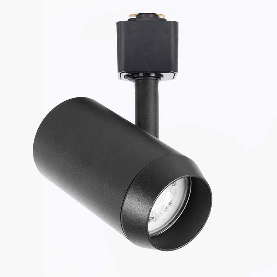 Set med 1-fas skensystem på 1,5 meter och Claire-spotlights, svart