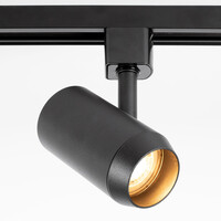 Set med 1-fas skensystem på 3 meter och Claire-spotlights, svart