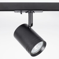 Set med 1-fas skensystem på 3 meter och Jamie-spotlights, svart