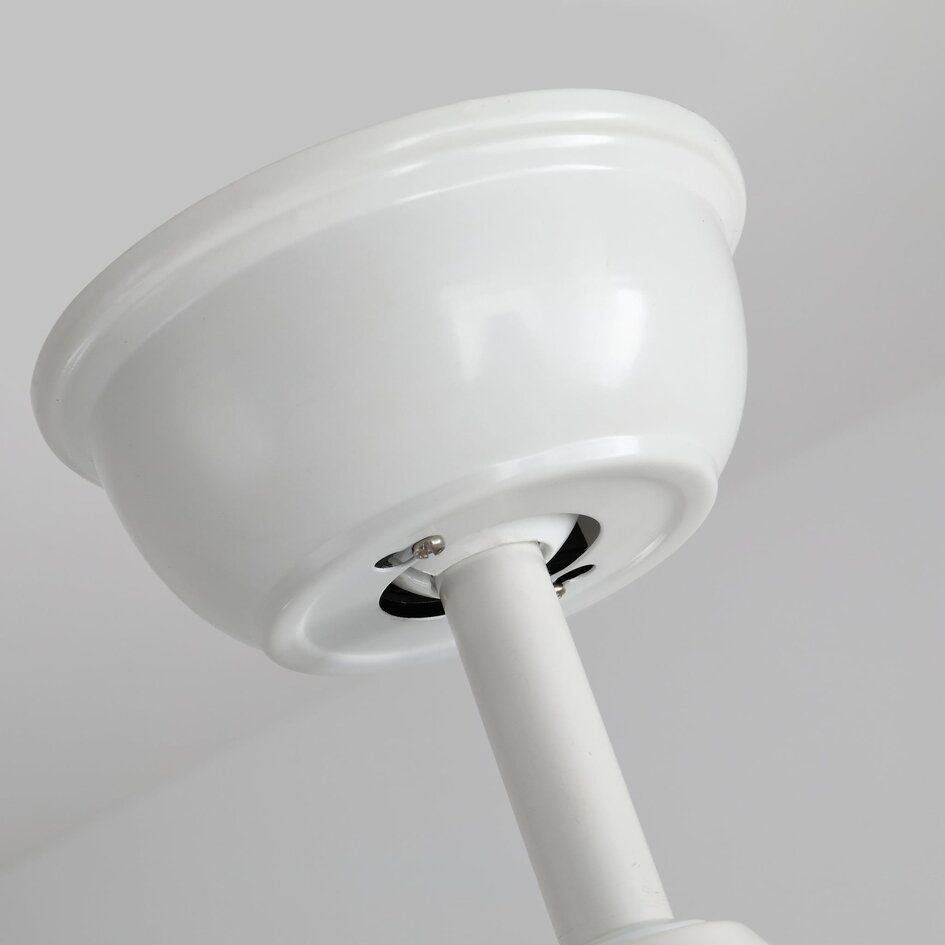 Modern takfläkt Rico vit med fjärrkontroll inkl. LED