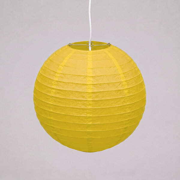 Gul nylonlykta för utomhusbruk