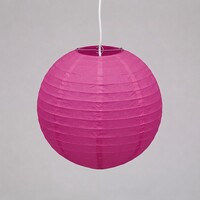 Fuchsia rosa nylonlampion för utomhusbruk