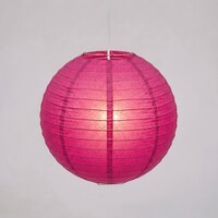 Fuchsia rosa nylonlampion för utomhusbruk