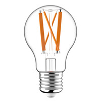 E27 dim-to-warm LED-lampa, Ø60mm, 7.5W, 2700-2200K