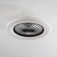 Smart takfläkt varmvit med wifi och RGB-funktion - Mira