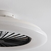 Smart takfläkt varmvit med wifi och RGB-funktion - Mira