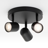 Takspotlight Caro med tre lampor - mattsvart