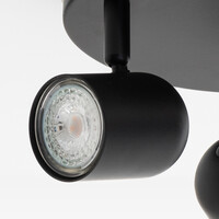 Takspotlight Caro med tre lampor - mattsvart