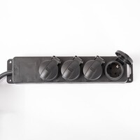 Professionell grenkontakt för utomhusbruk IP44 med kabeltjocklek 3x2,5mm²