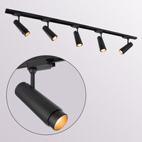 Set med 1-fas skensystem på 1,5 meter och Jules-spotlights, svart
