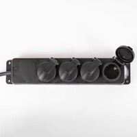 Grenuttag för utomhusbruk IP44 med kabeltjocklek på 3x1,5mm²