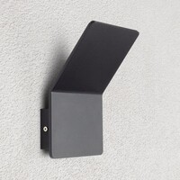 Dimbar vägglampa Lucy, mattsvart