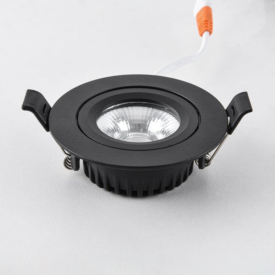 Infälld spotlight Luuk med dim-to-warm-funktion - vit