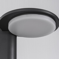 Utomhusvägglampa Mayson med sensor - antracit med integrerad LED