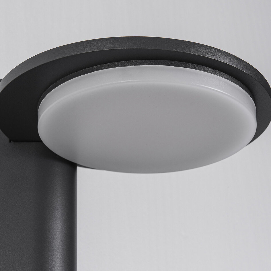 Utomhusvägglampa Mayson med sensor - antracit med integrerad LED