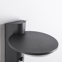 Utomhusvägglampa Mayson med sensor - antracit med integrerad LED