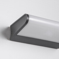 Utomhusvägglampa Joey - antracit med integrerad LED