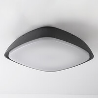 Designad utomhustaklampa Bodi - antracit med integrerad LED