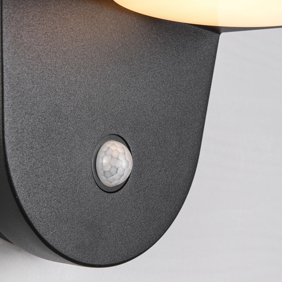 Solcellsvägglampa med sensor - Jackson