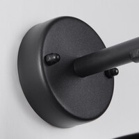 Industriell utomhusvägglampa Sienna - svart