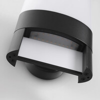 Utomhusvägglampa Lidia med husnummer - med integrerad LED