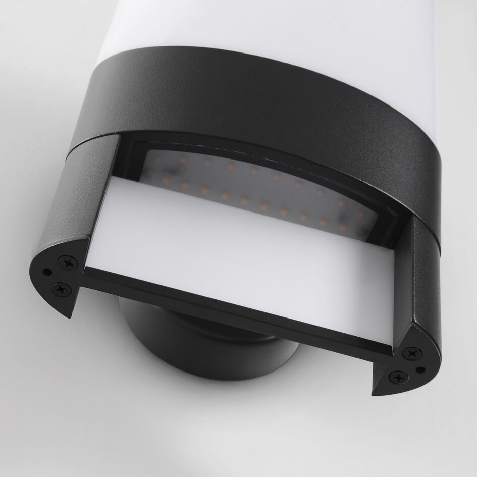 Utomhusvägglampa Lidia med husnummer - med integrerad LED