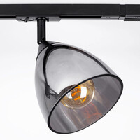 Set med 1-fas skensystem på 1,5 meter och Jenna-spotlights, svart