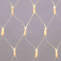 Kopplingsbar nätbelysning vit | från 2 m² | 200 LED | varmvit | gummi