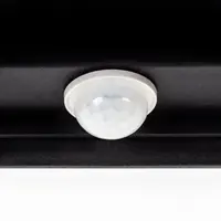 Utomhusvägglampa Nora med sensor - svart med integrerad LED