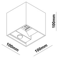 Utomhusvägglampa Nora med sensor - svart med integrerad LED
