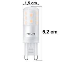 Dimbar G9 LED spot, 2700K, 2,7W