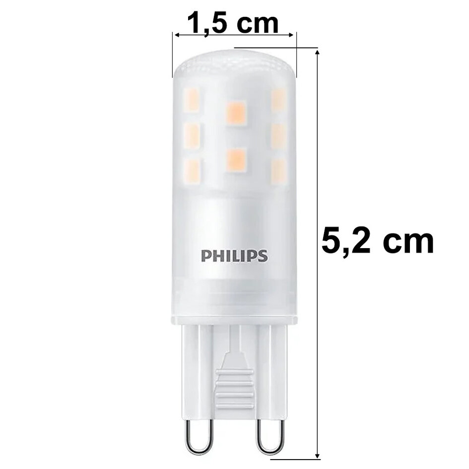 Dimbar G9 LED spot, 2700K, 2,7W