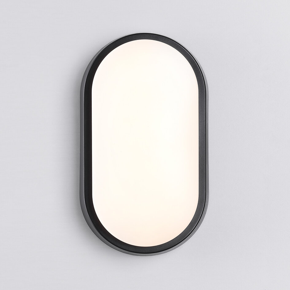 LED-bulkhead med justerbar färgtemperatur - svart