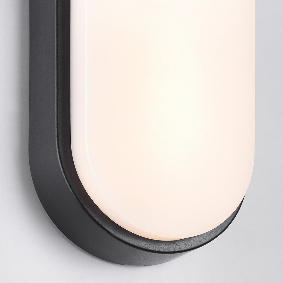 LED-bulkhead med justerbar färgtemperatur - svart