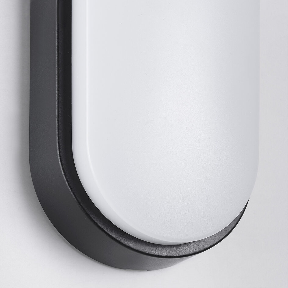 LED-bulkhead med justerbar färgtemperatur - svart