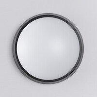 Rund LED-bulkhead med justerbar färgtemperatur - svart