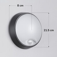 LED-bulkhead med sensor och justerbar färgtemperatur