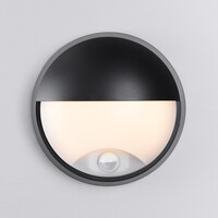 Rund LED-bulkhead med sensor och justerbar färgtemperatur